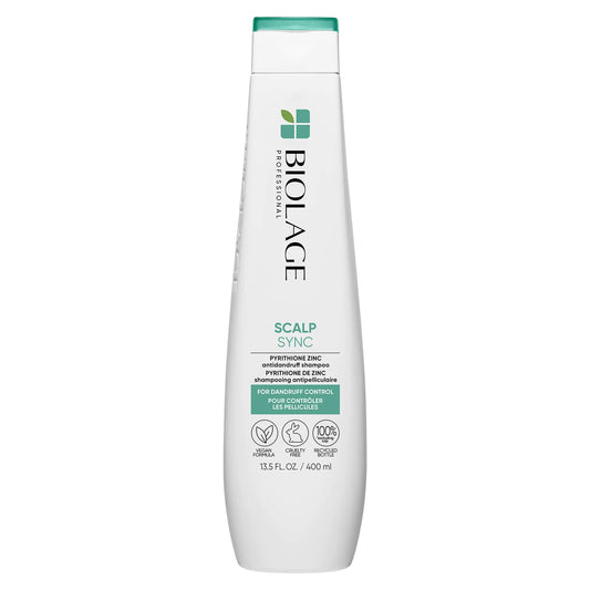 Biolage Scalp Sync Anti-Dandruff Shampoo | Targets Dandruff, Controls The Appearance of Flakes & Relieves Scalp Irritation | Paraben Free | For Dandruff Control | Vegan | Anti-Dandruff Salon Shampoo 13.5 Fl Oz (Pack of 1)