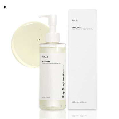 Anua Pore Control Cleansing Oil by BeautyStarts, effectively removing makeup and impurities while controlling excess oil for clear and balanced skin.