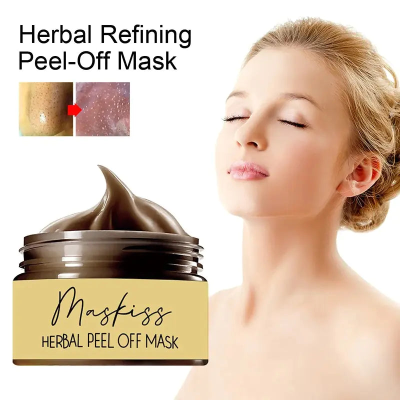 Herbal Refining Peel-Off Mask for Skin Refining and Clarity - BeautyStarts Natural Skincare