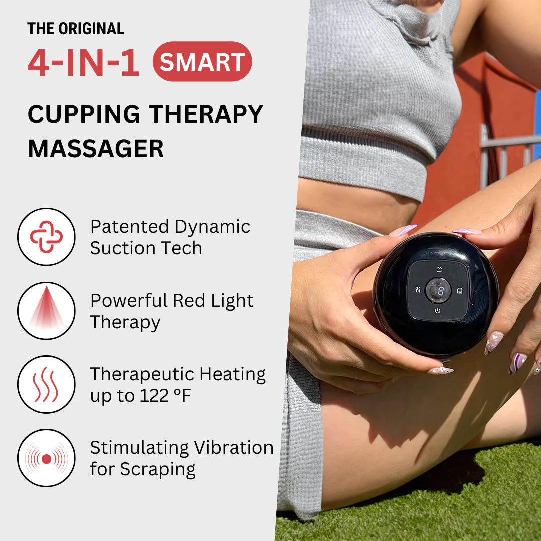  TheraRelief™ Smart Cupping Device – Benefits Include Pain Relief, Muscle Relaxation, and Enhanced Recovery – BeautyStarts