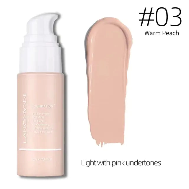 Warm Peach Makeup Primer Concealer Liquid Foundation for flawless skin tone. Achieve radiant beauty with BeautyStarts skincare solutions.